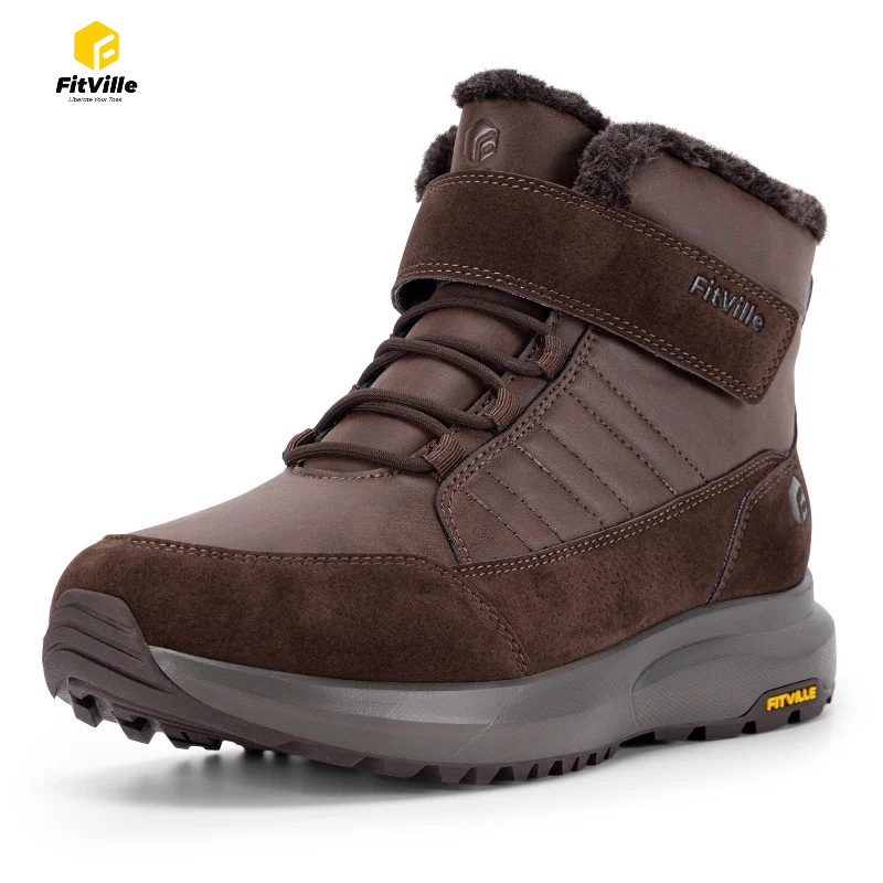 Men'S Shoes Water Resistant - 핏빌 남성용 겨울 부츠 와이드 핏