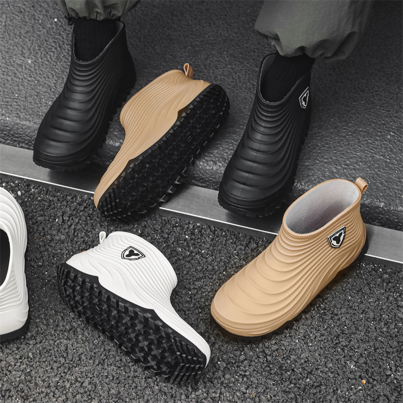 Men'S Shoes Water Resistant - 남성용 레인 슈즈 패션 방수 미끄럼