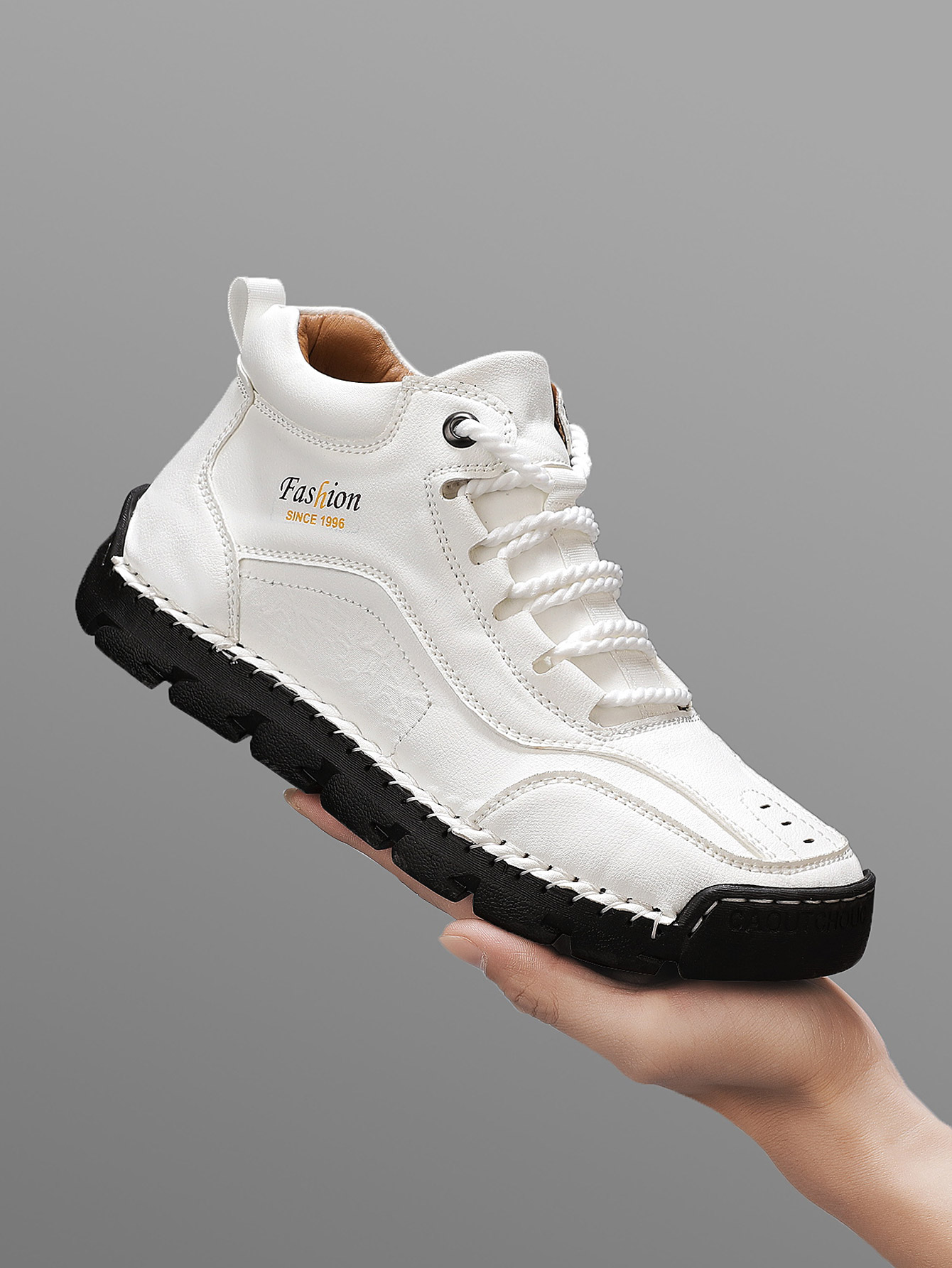 Men'S Shoes Hoka Sale - 남성용 수제 미드탑 캐주얼 신발, 심플한