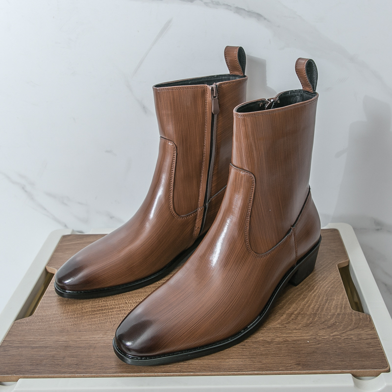 클래식 편안한 앵클 부츠 패션 남성 캐주얼 가죽 첼시  - Men'S Shoes Hey Dude 리뷰 및 가격