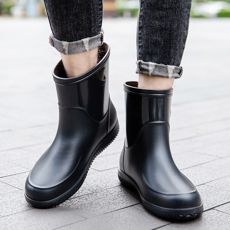 남성용 종아리 중간 레인부츠 2025 새로운 스타일 세 - Men'S Shoes Water Resistant 리뷰 및 가격