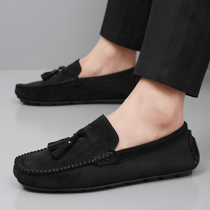 클래식 태슬 남성 로퍼 편안한 스웨이드 가죽 캐주얼 신 - Men'S Shoes Hey Dude 리뷰 및 가격