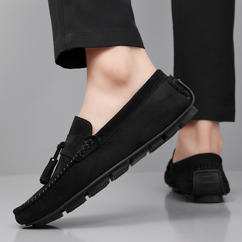 클래식 태슬 남성 로퍼 편안한 스웨이드 가죽 캐주얼 신 - Men'S Shoes Hey Dude 리뷰 및 가격