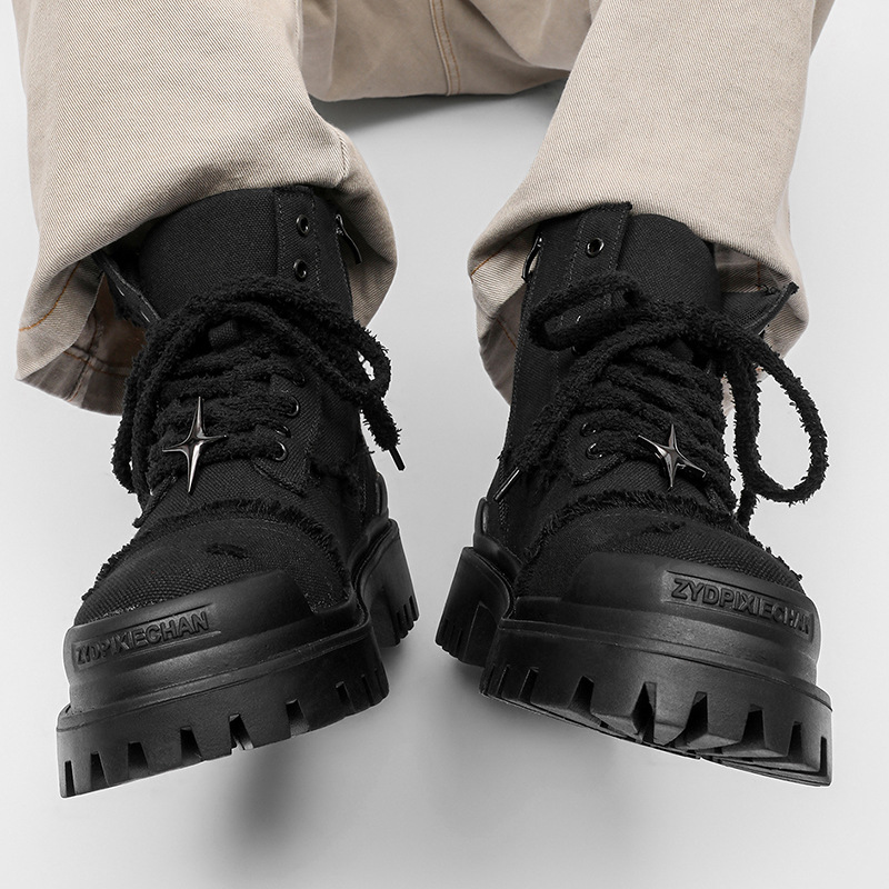 남성용 하이탑 플랫폼 부츠 두꺼운 밑창 캐주얼 워크 부 - Men'S Shoes Hoka Sale 리뷰 및 가격