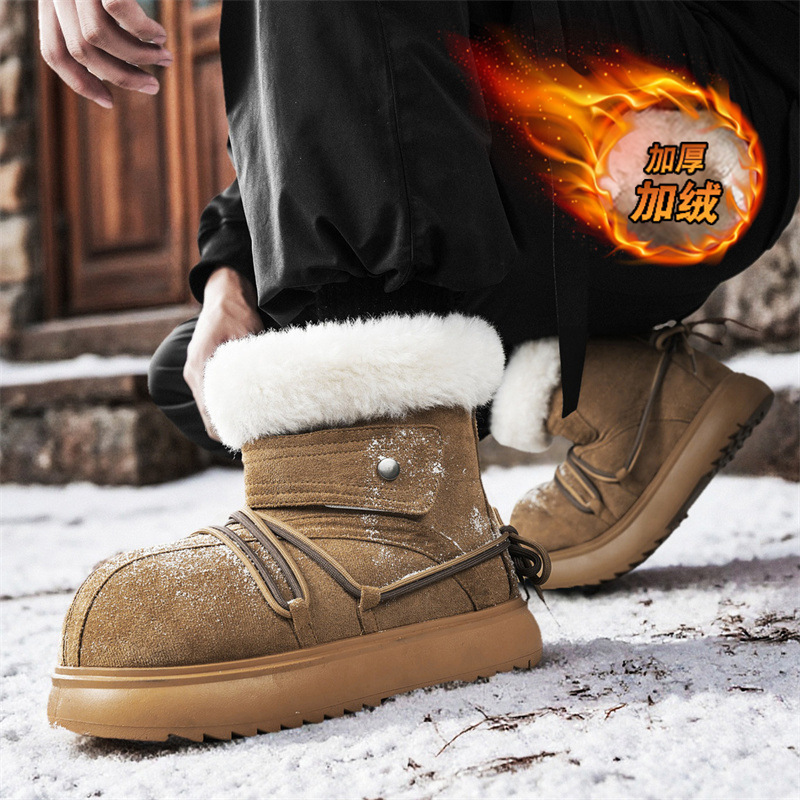 2025년 신상 겨울 남성 스노우 부츠 가죽 따뜻한 플 - Men'S Shoes Hoka Sale 리뷰 및 가격