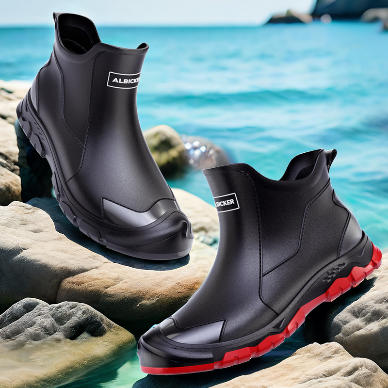 남성용 짧은 장화 도시용 워터 부츠 미끄럼 방지 내마모 - Men'S Shoes Water Resistant 리뷰 및 가격