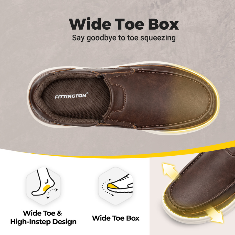 핏팅턴 남성용 슬립온 드레스 슈즈, 발볼이 넓은 디자인 - Men'S Shoes Water Resistant 리뷰 및 가격