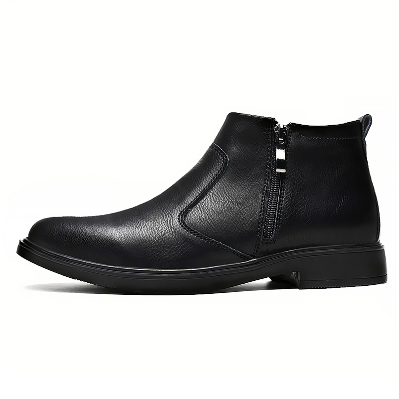 남성용 가을 겨울 신상 하이탑 가죽 신발, 지퍼가 달린 - Men'S Shoes Hey Dude 리뷰 및 가격