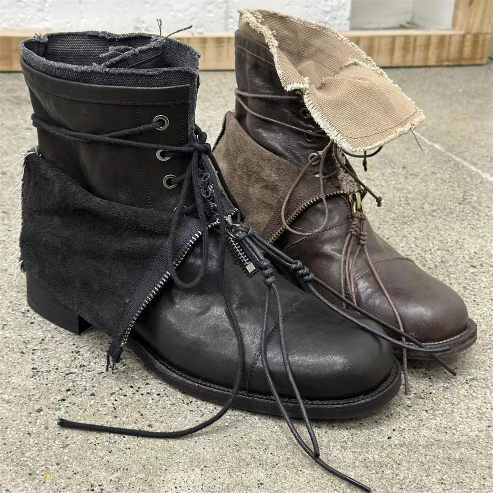 트렌디한 두꺼운 밑창의 고급 남성용 부츠, 워닝 스타일 - Men'S Shoes Increase Height 리뷰 및 가격