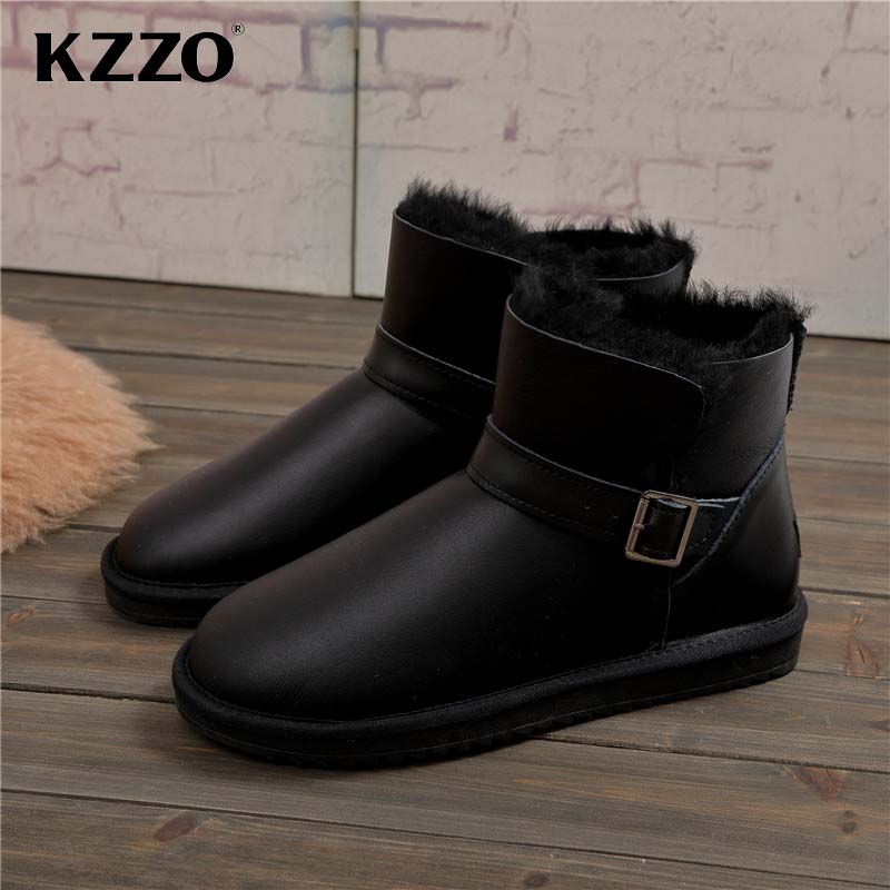 KZZO 2025 신사복 캐주얼 진짜 양피 가죽 겨울  - Men'S Shoes Hey Dude 리뷰 및 가격