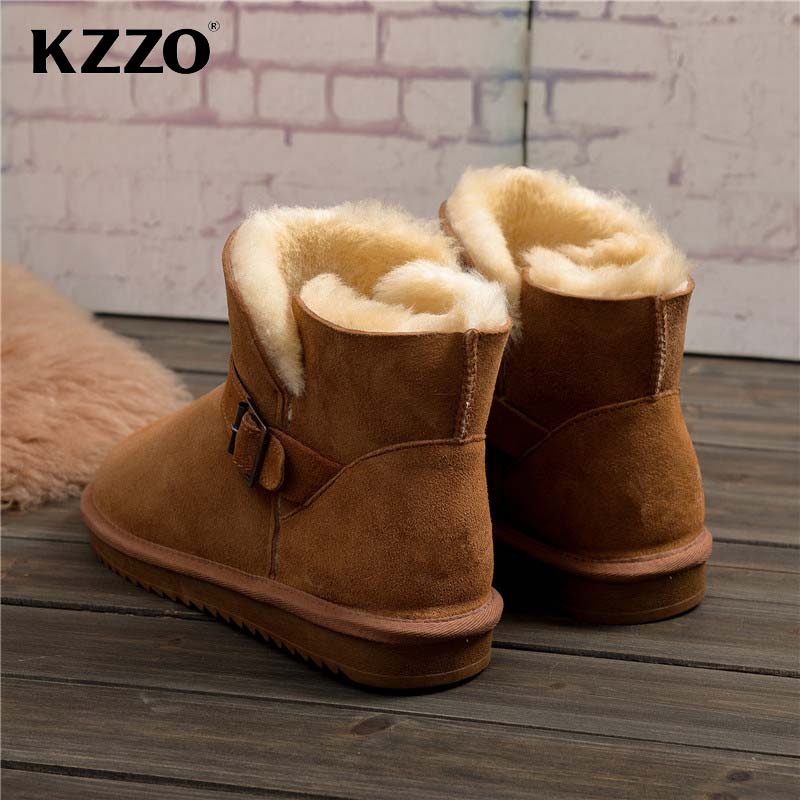 KZZO 2025 신사복 캐주얼 진짜 양피 가죽 겨울  - Men'S Shoes Hey Dude 리뷰 및 가격