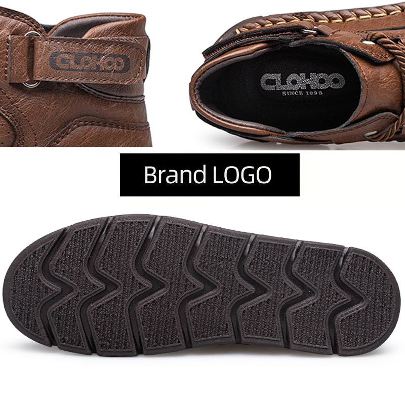 CLOHOO 손바느질 남성용 신발 따뜻한 인공 양털 안 - Men'S Shoes Hey Dude 리뷰 및 가격