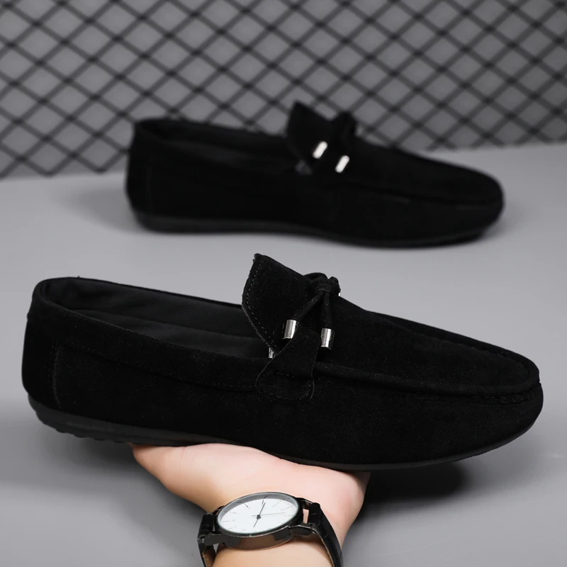 남성 캐주얼 신발 패션 남성 신발 수제 스웨이드 가죽  - Men'S Shoes Hey Dude 리뷰 및 가격