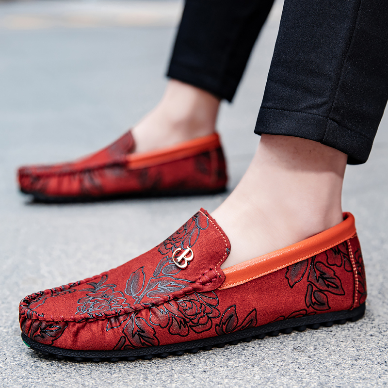 레저 가죽 로퍼 남성 디자인 모카신 플라워 슬립온 소프 - Men'S Shoes Hey Dude 리뷰 및 가격