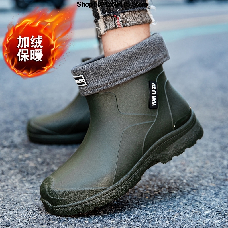 새로운 남성용 방수 미끄럼 방지 장화 하이킹 낚시 양털 - Men'S Shoes Water Resistant 리뷰 및 가격