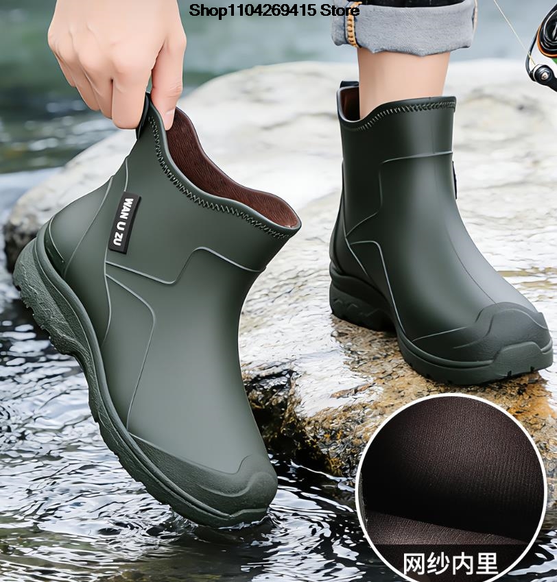새로운 남성용 방수 미끄럼 방지 장화 하이킹 낚시 양털 - Men'S Shoes Water Resistant 리뷰 및 가격