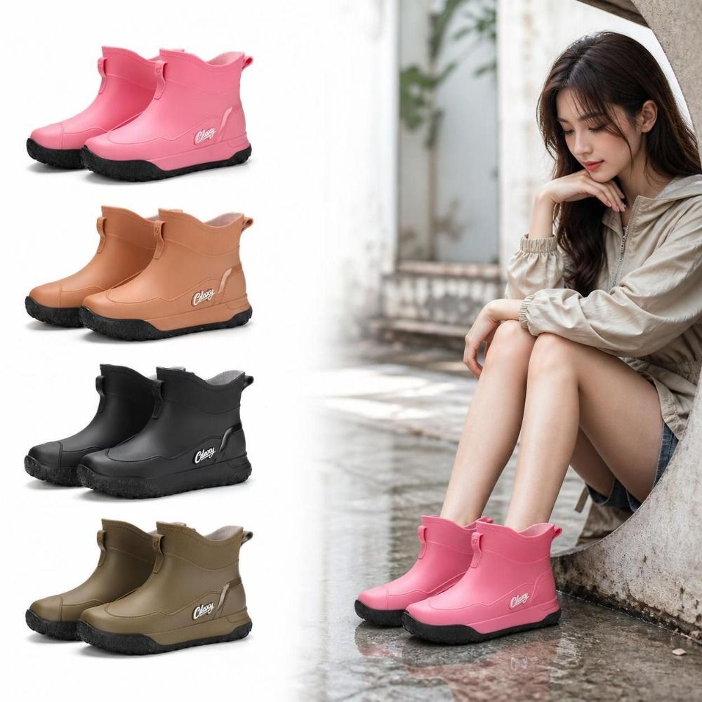 두꺼운 소재로 제작되어 방수 기능이 뛰어난 짧은 레인부 - Men'S Shoes Water Resistant 리뷰 및 가격