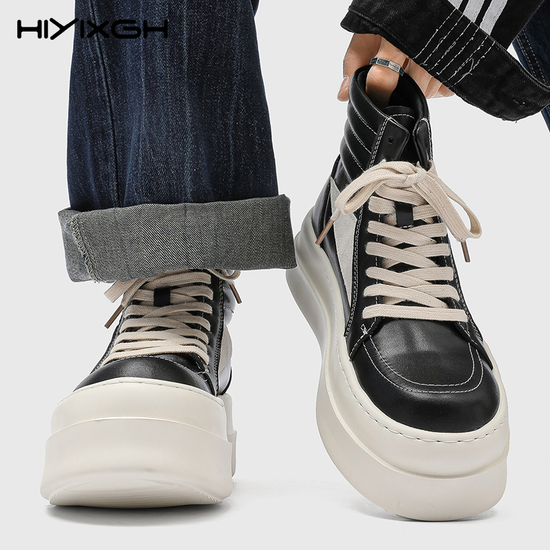 청키 부츠 남성 키높이 부츠 신발 키높이 6cm 남성  - Men'S Shoes Increase Height 리뷰 및 가격