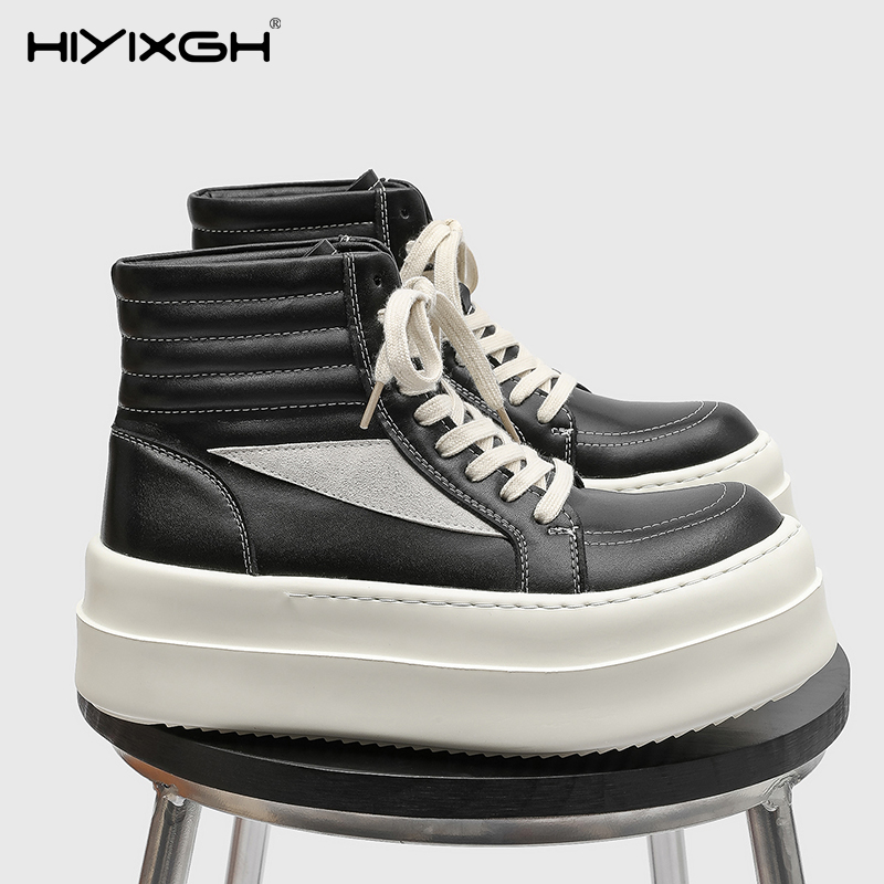 청키 부츠 남성 키높이 부츠 신발 키높이 6cm 남성  - Men'S Shoes Increase Height 리뷰 및 가격