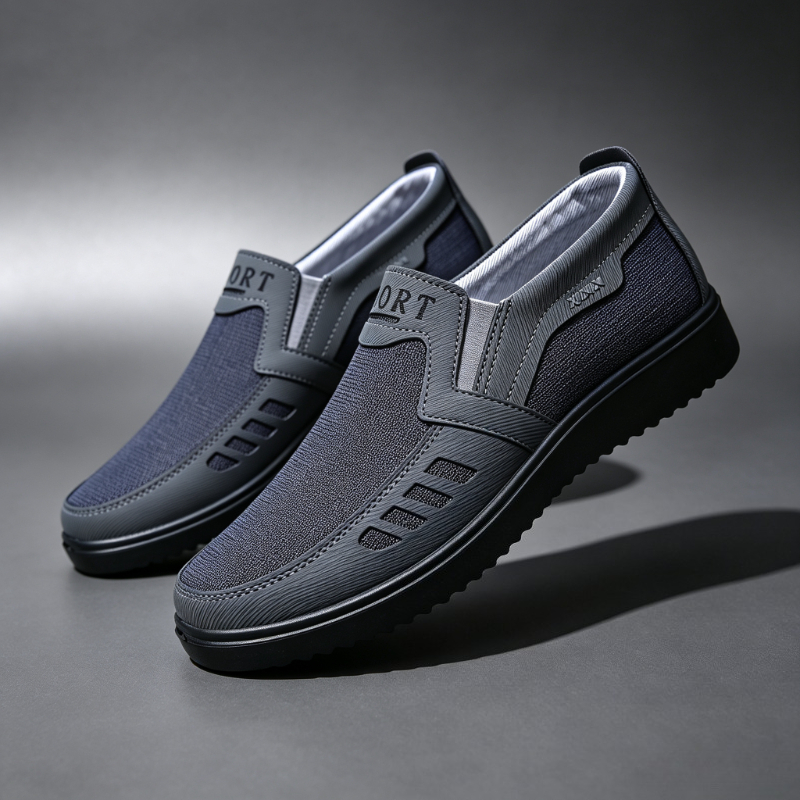 남성용 슬립온 캔버스 로퍼 통기성 편안한 플랫 슈즈 미 - Men'S Shoes Hoka Sale 리뷰 및 가격